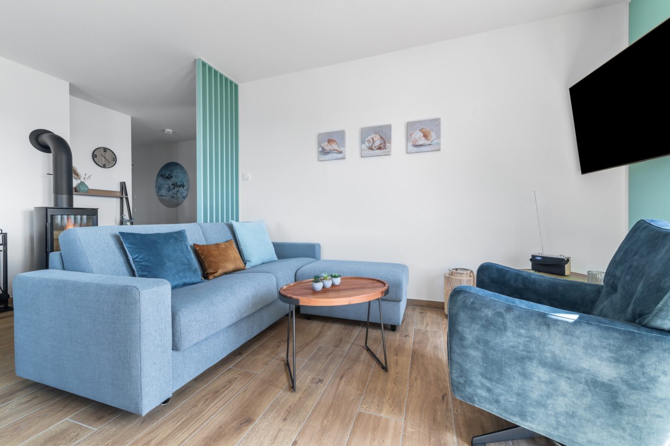 Blick ins Wohnzimmer